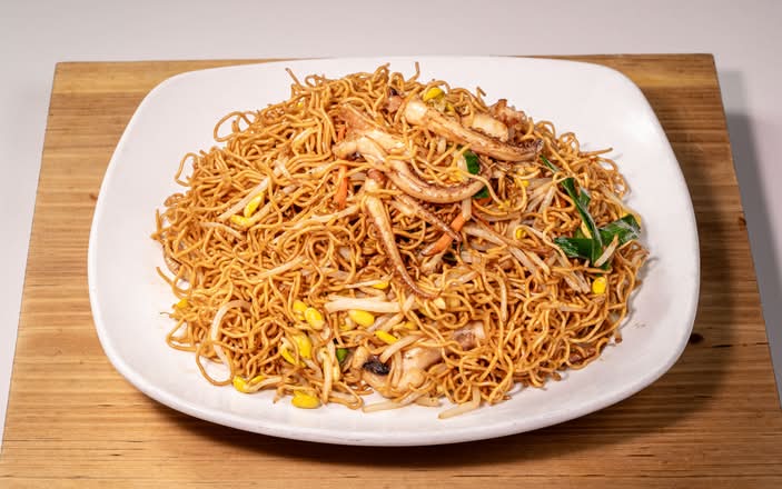 豉油王魷魚鬚炒麵 / Soy Sauce with Squid Fried Noodle